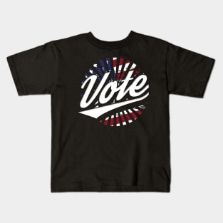 Vote Patriotic Design Kids T-Shirt